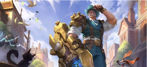 1676016629240102.png 王者荣耀黄忠火炮绅士皮肤特效一览