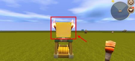 迷你世界悬浮火把如何制作