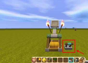 迷你世界悬浮火把如何制作