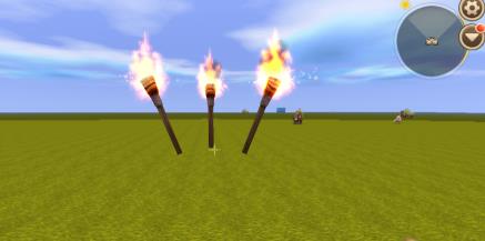 迷你世界悬浮火把如何制作