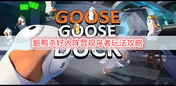 鹅鸭杀好人阵营观鸟者玩法攻略