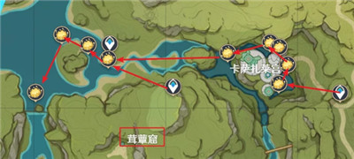 原神月莲分布位置一览