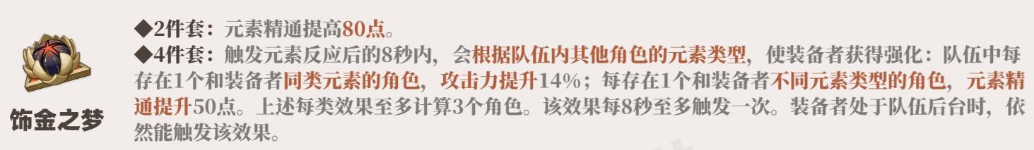 原神草神圣遗物选择推荐