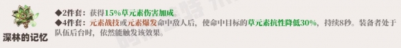 原神草神圣遗物选择推荐