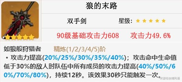 原神迪卢克培养详解