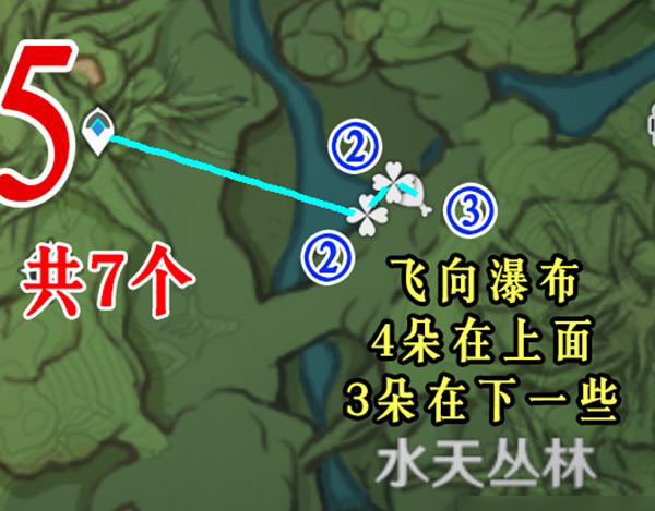 原神劫波莲采集路线分享