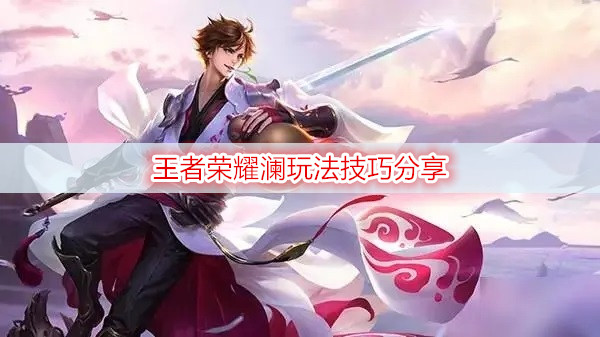 王者荣耀澜玩法技巧分享