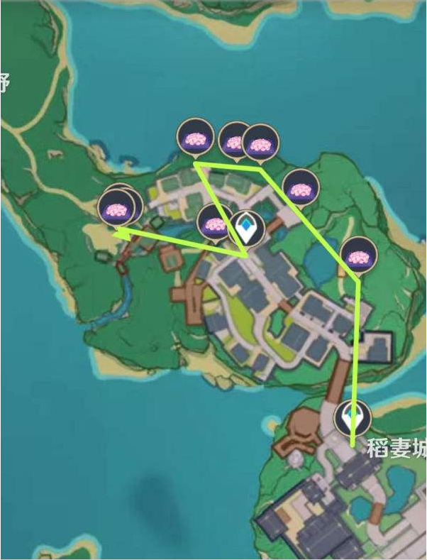 原神绯樱绣球采集路线一览