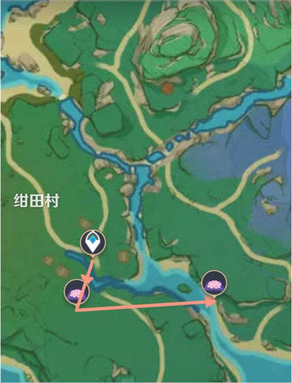 原神绯樱绣球采集路线一览
