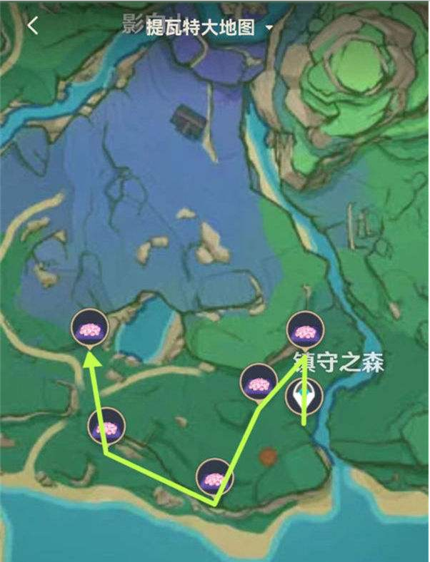 原神绯樱绣球采集路线一览