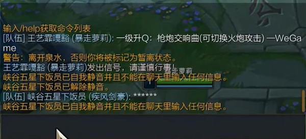 英雄联盟自我静音是什么
