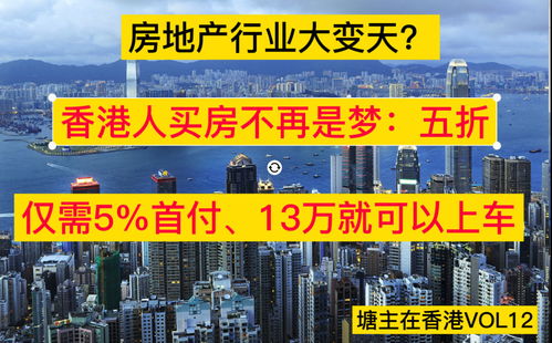 香港房企推出购房新政：房价五折出售，首付低至5%