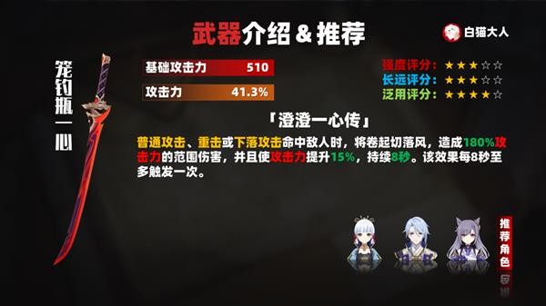 原神笼钓瓶一心强度解析