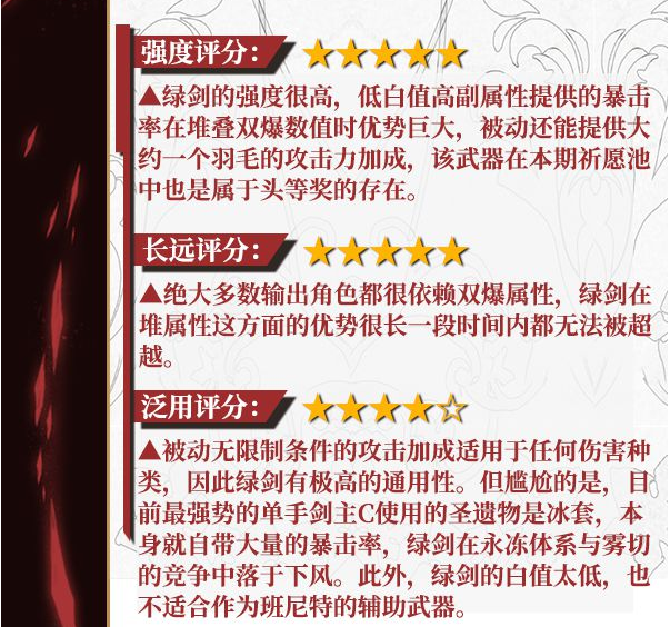 原神磐岩结绿强度解析