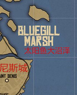 荒野大镖客2太阳鱼大沼泽地图介绍