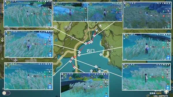 原神马尾快速收集线路一览