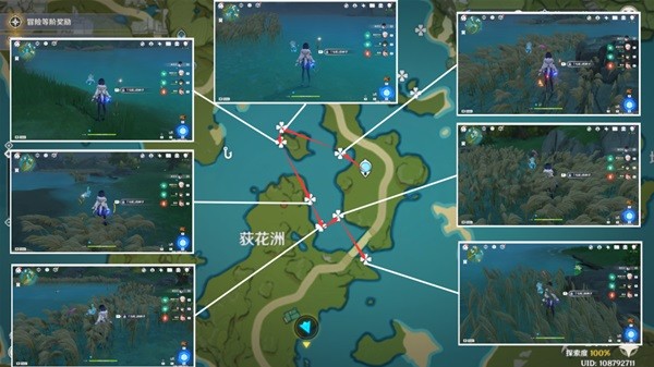 原神马尾快速收集线路一览