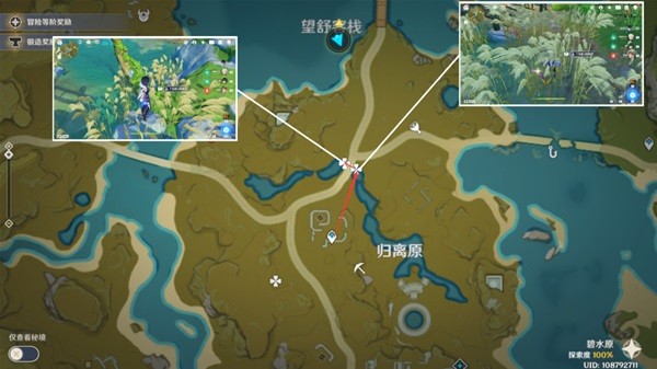 原神马尾快速收集线路一览