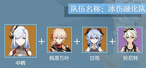 原神申鹤配队有哪些