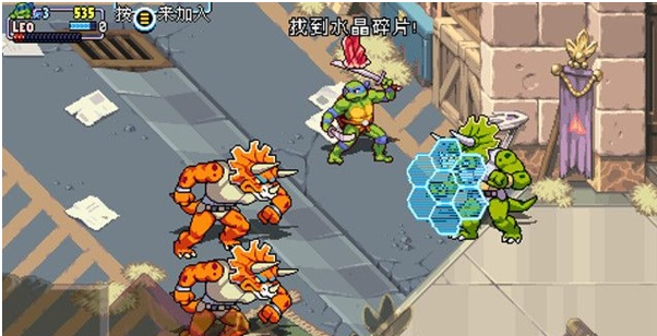 忍者神龟施莱德的复仇第十一章·狂奔的恐龙流程一览