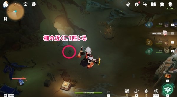 原神圣金虫·赤王陵西北部位置一览