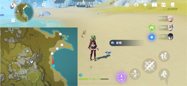 原神星螺分布图具体地点在什么地方