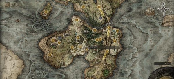 艾尔登法环宁姆格福地图关键位置一览