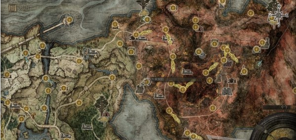 艾尔登法环盖利德地图关键位置一览