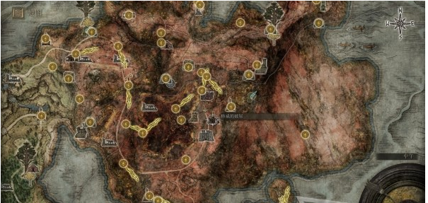 艾尔登法环盖利德地图关键位置一览