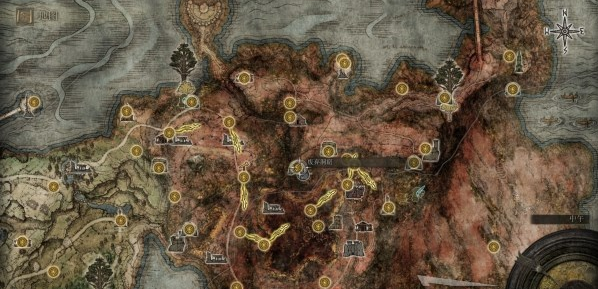艾尔登法环盖利德地图关键位置一览