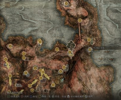艾尔登法环盖利德地图关键位置一览