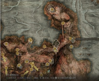艾尔登法环盖利德地图关键位置一览