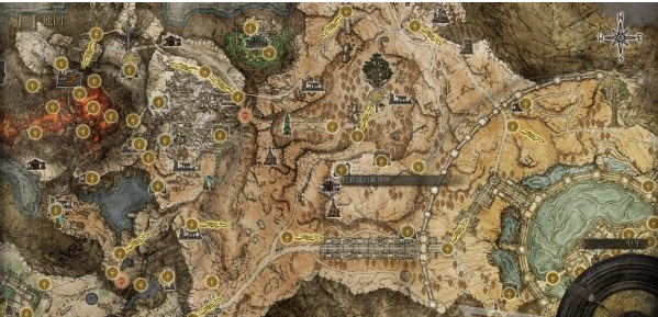 艾尔登法环亚坛高原地图关键位置一览