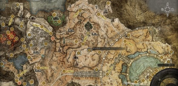 艾尔登法环亚坛高原地图关键位置一览