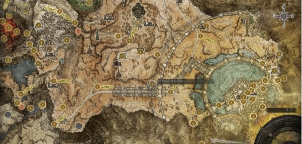 艾尔登法环亚坛高原地图关键位置一览