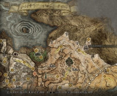 艾尔登法环亚坛高原地图关键位置一览