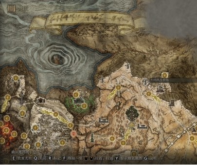 艾尔登法环亚坛高原地图关键位置一览