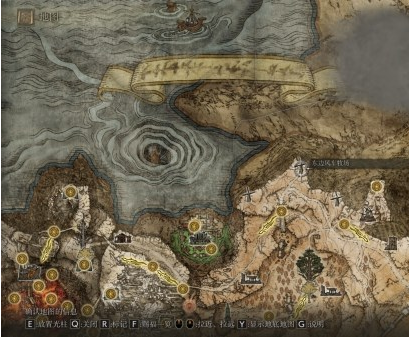 艾尔登法环亚坛高原地图关键位置一览