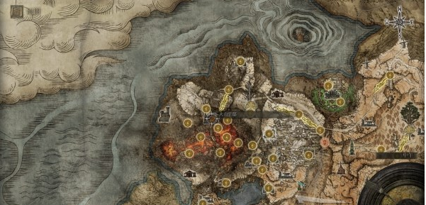 艾尔登法环亚坛高原地图关键位置一览