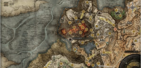 艾尔登法环亚坛高原地图关键位置一览