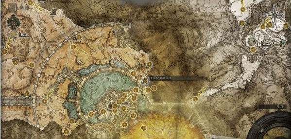 艾尔登法环亚坛高原地图关键位置一览