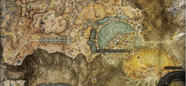 艾尔登法环亚坛高原地图关键位置一览