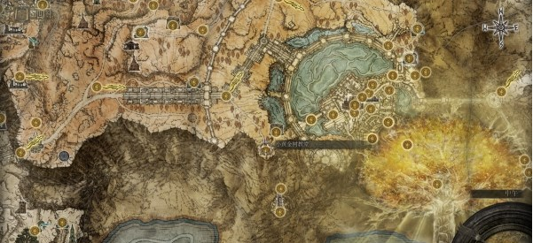 艾尔登法环亚坛高原地图关键位置一览