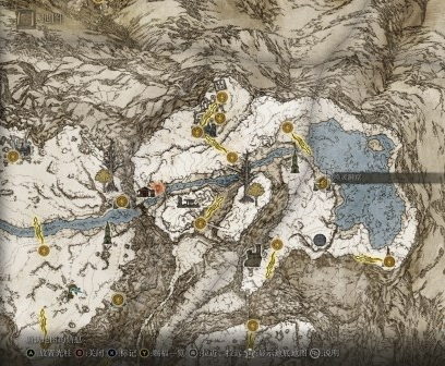 艾尔登法环巨人山顶地图关键位置一览