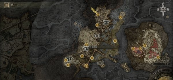 艾尔登法环地底·希芙拉河地图关键位置一览
