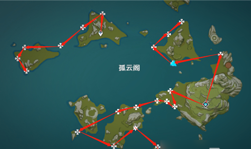 原神星螺最快收集路线一览