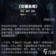 犯罪大师苗疆蛊毒答案解析