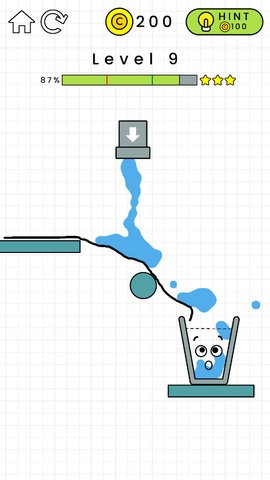 一笔倒水闯关游戏3