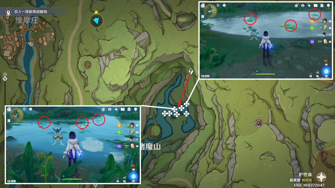 原神3.5版本月莲快速收集路线怎么走