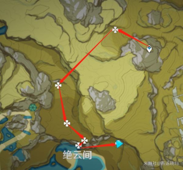 原神绝云椒椒收集路线一览